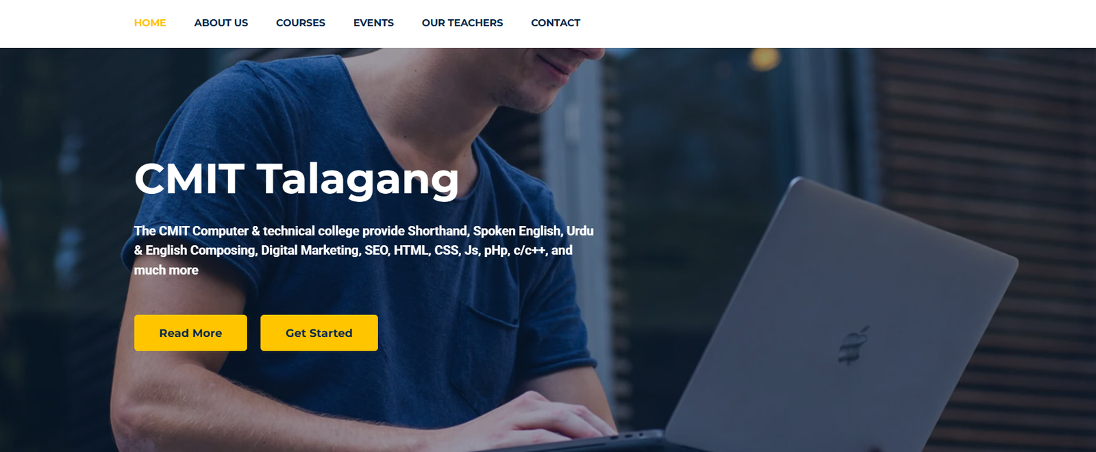 CMIT College Talagang Website
